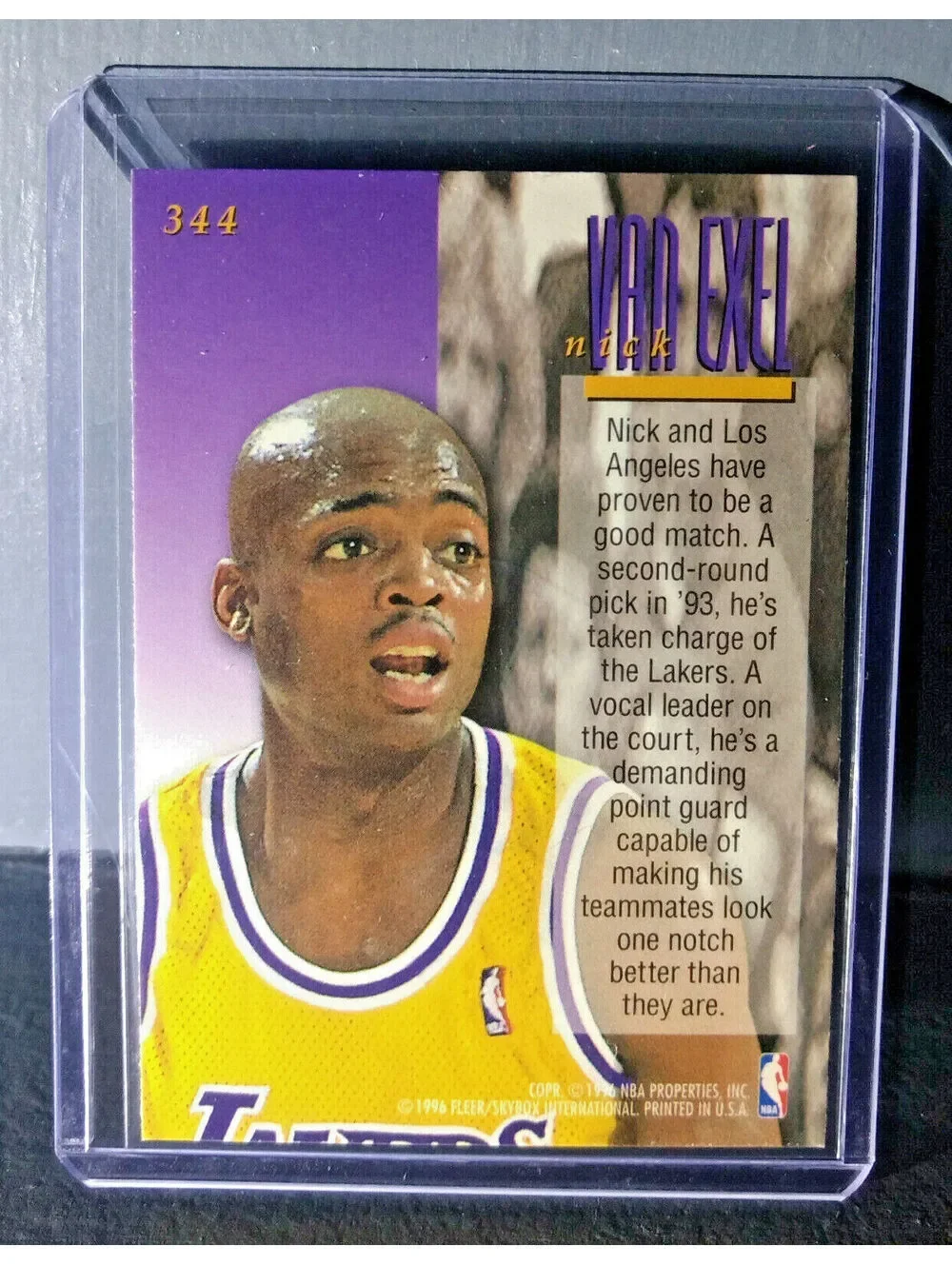 1995-96 Nick Van Exel Fleer Ultra #344 Encore Basketball Card